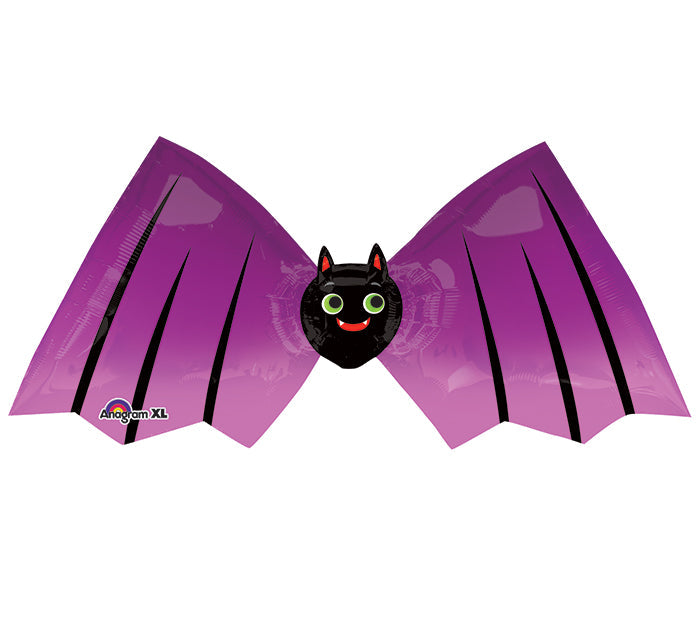 38" Bat Shape Little Bat Balloon ( Inflated )