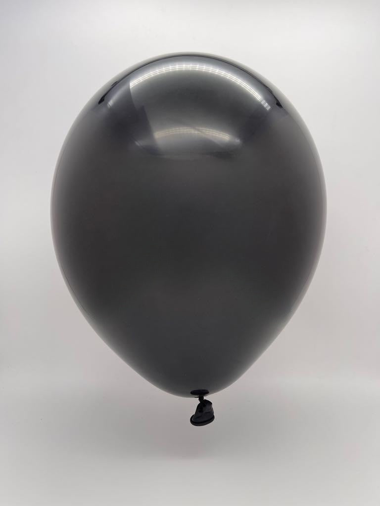 12" Standard Black Decomex Latex Balloons