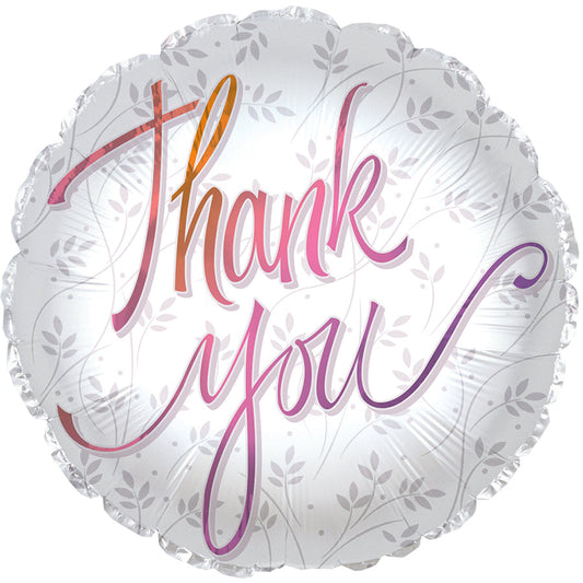 17" Thank You Script Balloon ( Inflated )