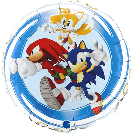 18" Sonic Foil Balloon ( Inflated )