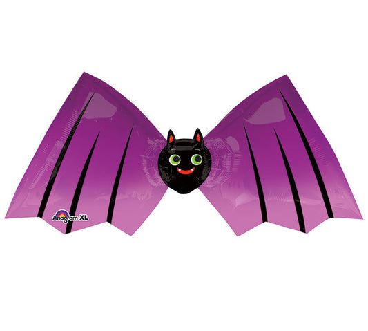 38" Bat Shape Little Bat Balloon ( Inflated )