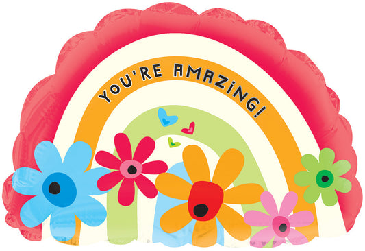 22" You're Amazing Foil Balloon ( Inflated )