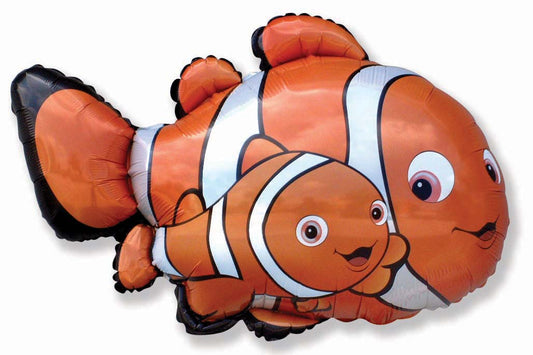 27" Clownfish 2 Balloon ( Inflated )