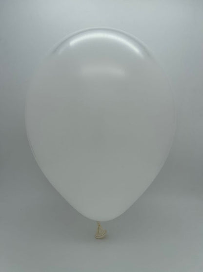 12" Standard White Decomex Latex Balloons